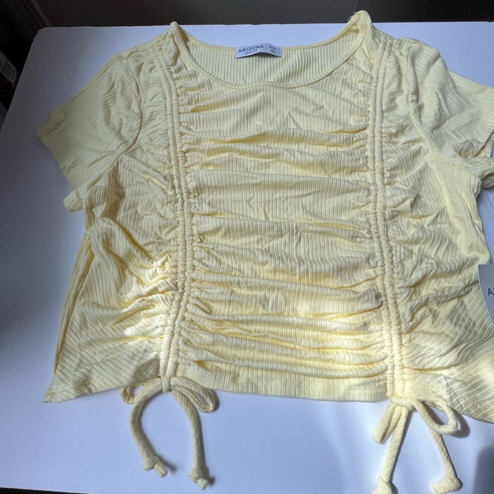Frozen yellow blouse